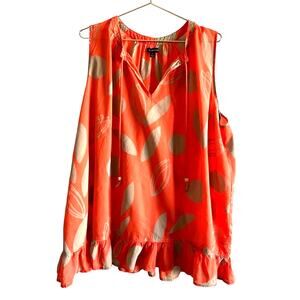 Lane Bryant Sleeveless Flowing Top Women's 26‎